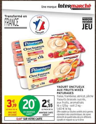 Yaourt Onctueux aux Fruits Mixés Pâturages