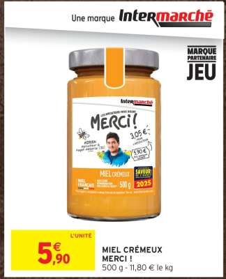 MIEL CRÉMEUX MERCI !