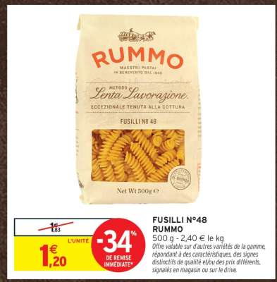 Fusilli N°48 Rummo