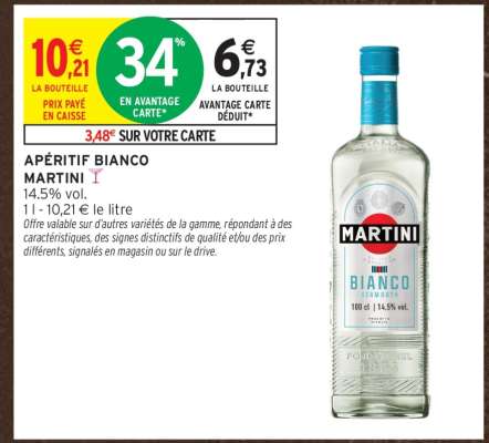 Apéritif Bianco Martini