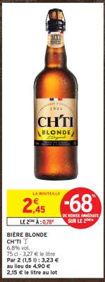Bière Blonde Ch'ti*