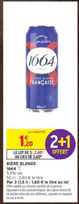 Bière Blonde 1664