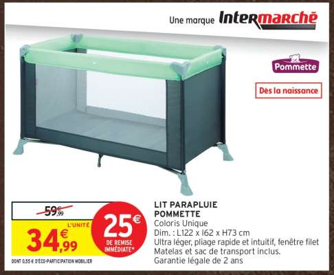 Lit Parapluie Pompette