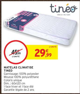 Matelas Climatise Tineo