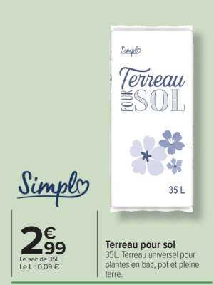 Terreau pour sol