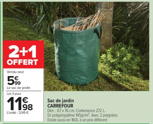 Sac de jardin CARREFOUR