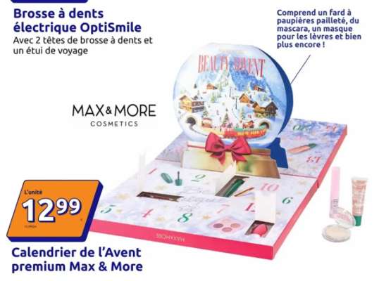 Calendrier de l'Avent premium Max & More