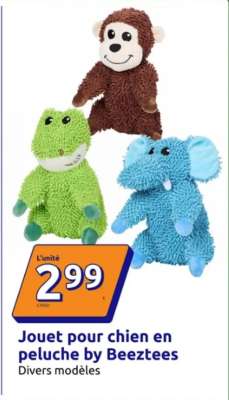 Jouet pour chien en peluche by Beeztees