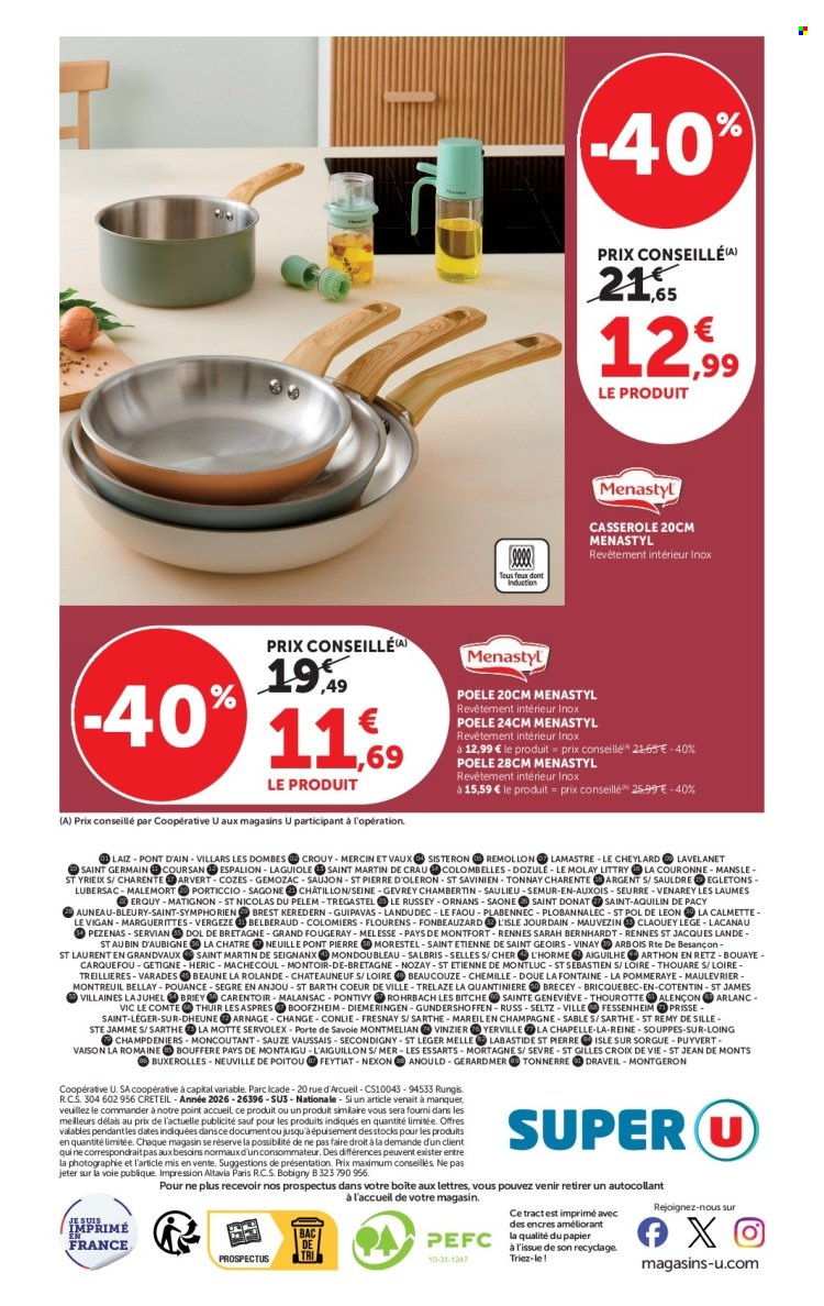 Catalogue SUPER U - 06/10/2026 - 18/10/2026. Page 16