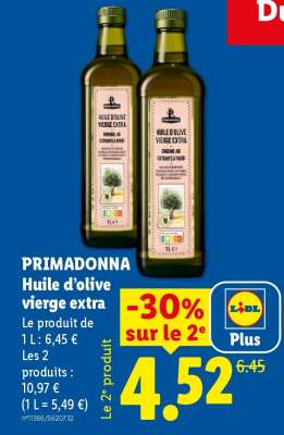 PRIMADONNA Huile d'olive vierge extra