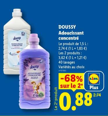 DOUSSY Adoucissant concentré