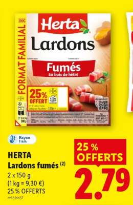 Herta Lardons Fumés