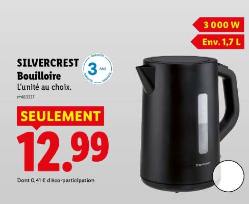 Silvercrest Bouilloire