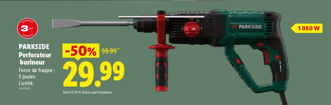 PARKSIDE Perforateur burineur