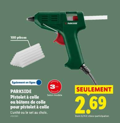 PARKSIDE Pistolet à colle