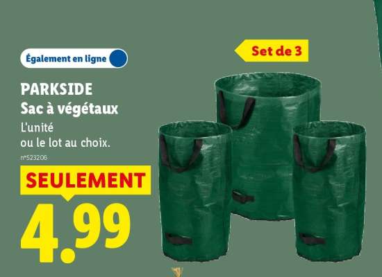 PARKSIDE Sac à végétaux