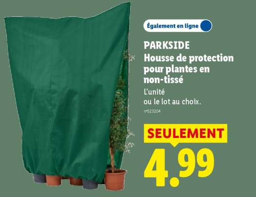 PARKSIDE Housse de protection pour plantes en non-tissé