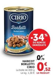 HARICOT BORLOTTI CIRIO