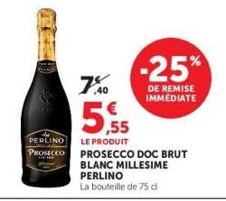 PROSECCO DOC BRUT BLANC MILLESIME PERLINO