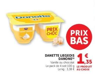 DANETTE LIEGEOIS DANONE