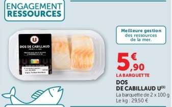 DOS DE CABILLAUD U