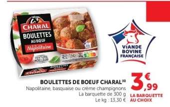 BOULETTES DE BŒUF "CHARAL"