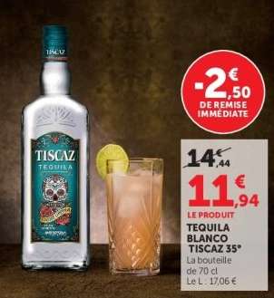 TEQUILA BLANCO TISCAZ 35°