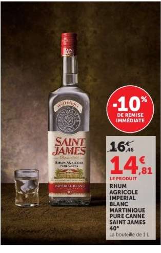 SAINT JAMES RHUM AGRICOLE IMPÉRIAL BLANC