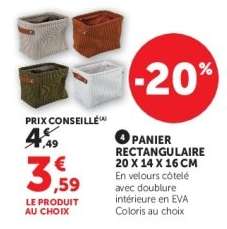 PANIER RECTANGULAIRE