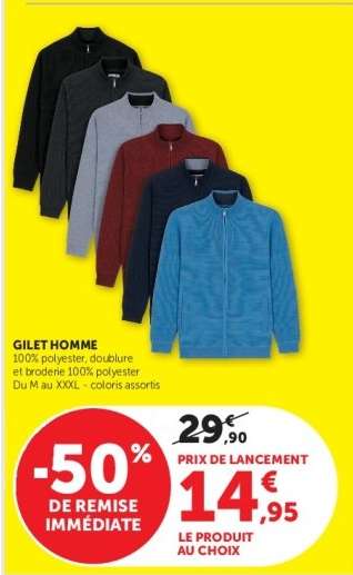 Gilet homme
