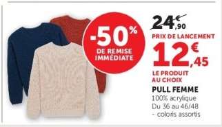 Pull femme