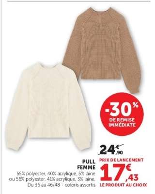 Pull femme