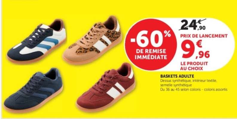 Baskets adulte