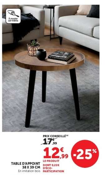 Table d'appoint