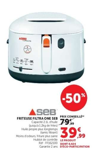 FRITEUSE FILTRA ONE SEB