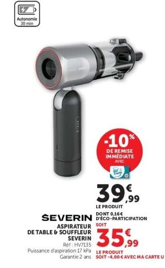 SEVERIN Aspirateur de Table & Souffleur