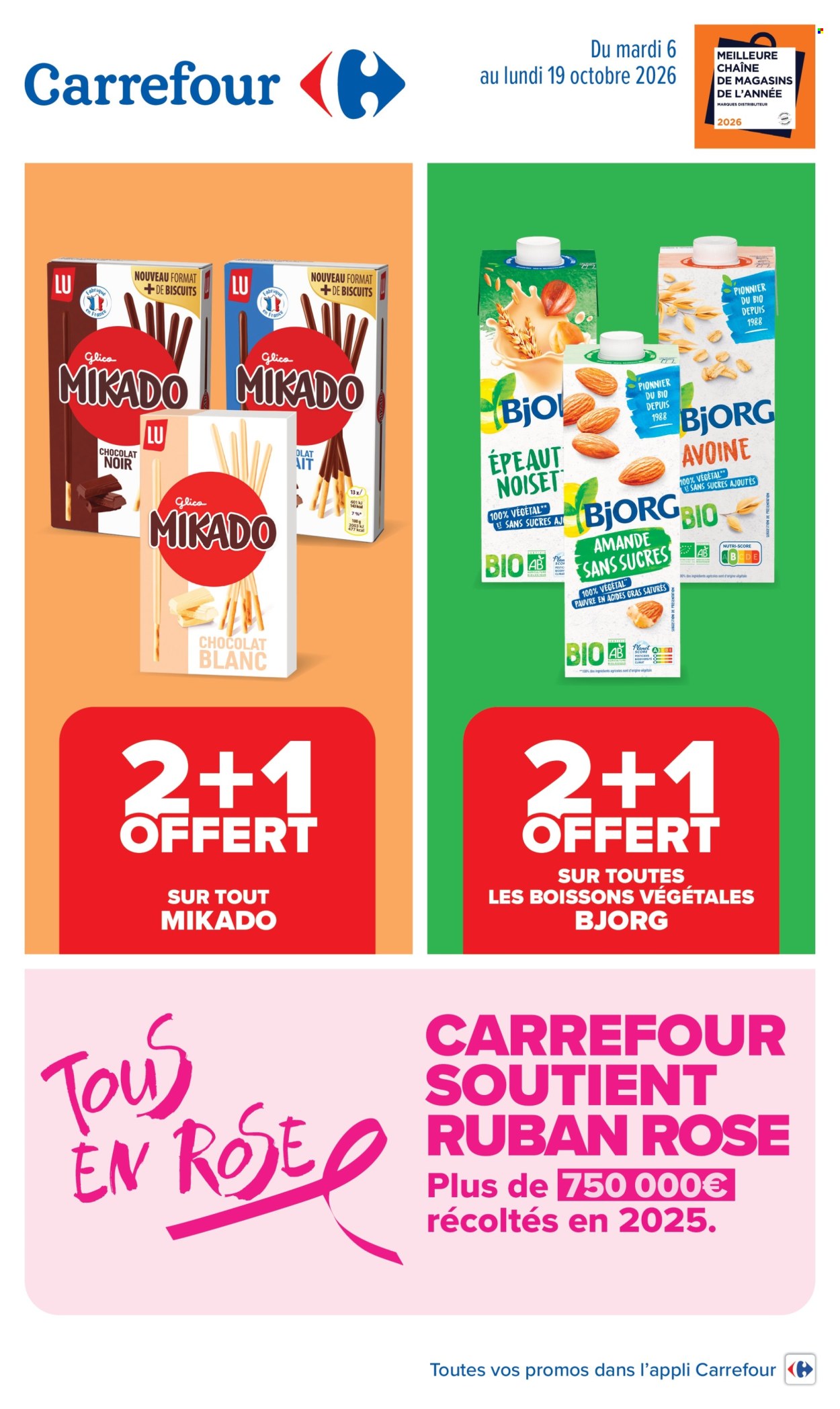 Catalogue Carrefour Hypermarchés - 06/10/2026 - 19/10/2026. Page 1