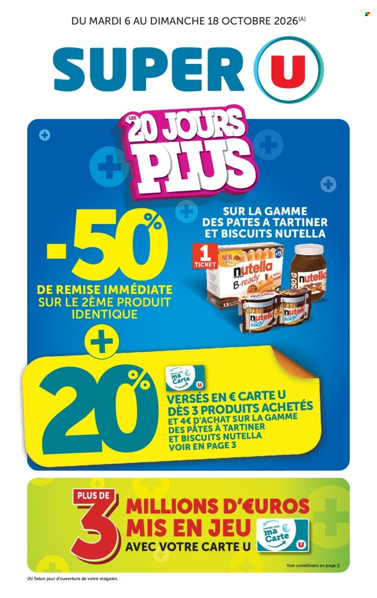 Catalogue SUPER U - 06/10/2026 - 18/10/2026. Page 1
