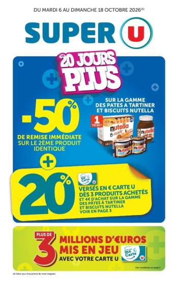 Catalogue SUPER U - 06/10/2026 - 18/10/2026.