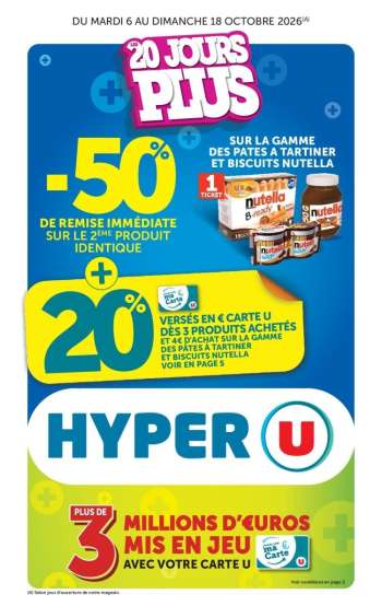 Catalogue HYPER U - 06/10/2026 - 18/10/2026.