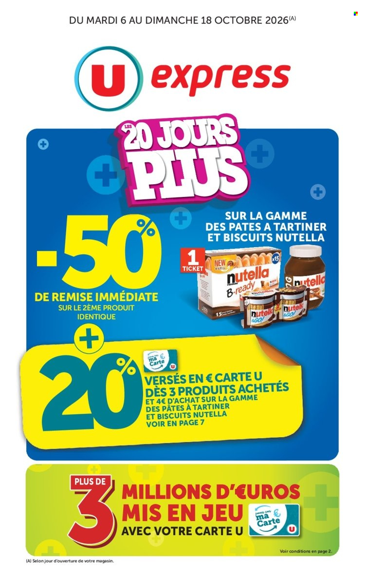 Catalogue U express - 06/10/2026 - 18/10/2026. Page 1