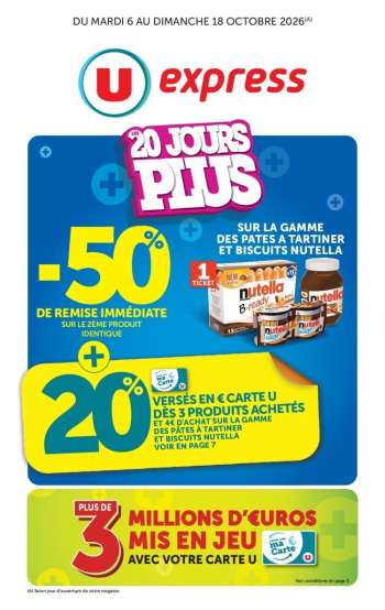 Catalogue U express - 06/10/2026 - 18/10/2026.
