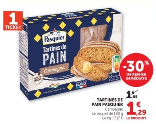 Tartines de Pain Pasquier