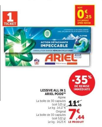 LESSIVE ALL IN 1 ARIEL PODS