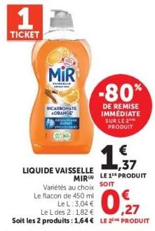LIQUIDE VAISSELLE MIR