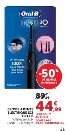 Brosse à dents électrique IO2 Oral B