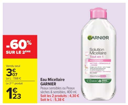 Eau Micellaire Garnier