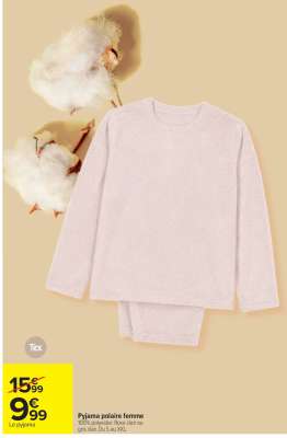 Pyjama polaire femme