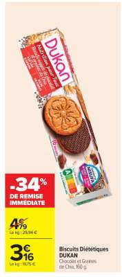 Biscuits Diététiques DUKAN