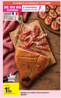 Jambon sec vieille réserve désossé AOSTE™
